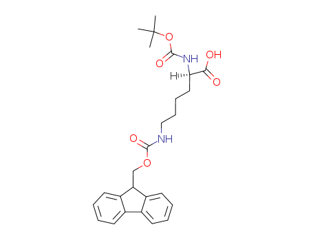 115186-31-7 D-Lysine,N2-[(1,1-dimethylethoxy)carbonyl]-N6-[(9H-fluoren-9-ylmethoxy)carbonyl]-
