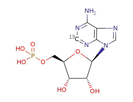 <2-13C>-adenosine 5'-monophosphate