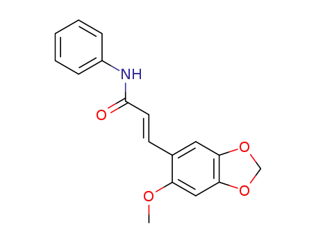(E)-3-(6-Methoxy-benzo[1,3]dioxol-5-yl)-N-phenyl-acrylamide