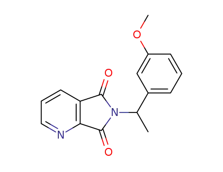 6-[1-(3-Methoxyphenyl)ethyl]-5H-pyrrolo[3,4-b]pyridine-5,7(6H)-dione