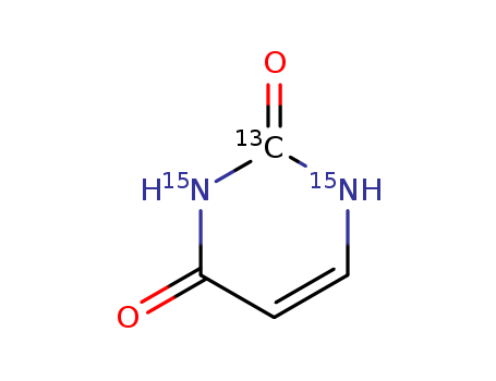 2,4(1H,3H)-Pyrimidinedione-2-13C-1,3-15N2(9CI)
