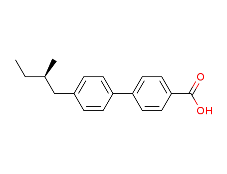 (R)-4-Carboxy-4'-(2-methylbutyl)biphenyl