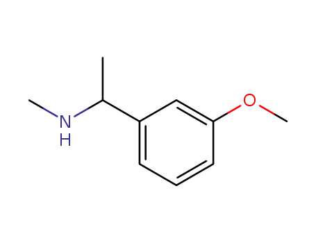 Molecular Structure of 438245-97-7 (Benzenemethanamine, 3-methoxy-N,alpha-dimethyl- (9CI))