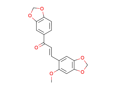 2-Propen-1-one,
1-(1,3-benzodioxol-5-yl)-3-(6-methoxy-1,3-benzodioxol-5-yl)-, (E)-