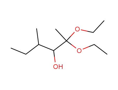 2,2-diethoxy-4-methyl-hexan-3-ol