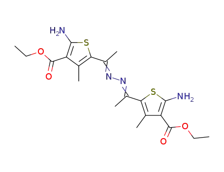 Methyl-(5-amino-4-ethoxycarbonyl-3-methyl-thienyl-2)-ketonazin