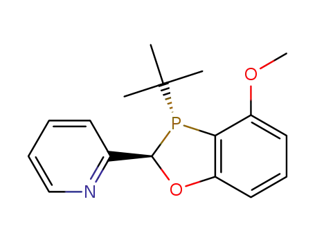 Molecular Structure of 1542796-07-5 (2-((2R,3R)-3-(tert-butyl)-4-methoxy-2,3-dihydrobenzo[d][1,3]oxaphosphol-2-yl)pyridine)