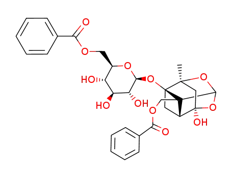 Molecular Structure of 38642-49-8 (benzoylpaeoniflorin)