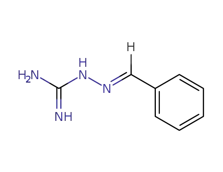 Molecular Structure of 74187-86-3 (Hydrazinecarboximidamide, 2-(phenylmethylene)-, (2E)-)