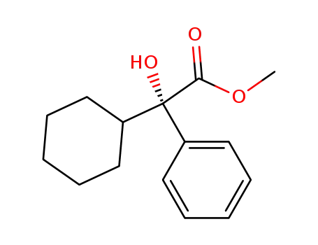 Methyl cyclohexylphenylglycolate, (+)-