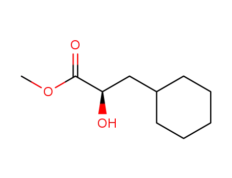 Molecular Structure of 128659-92-7 ((R)-methyl 2-hydroxy-3-cyclohexylpropanoate)