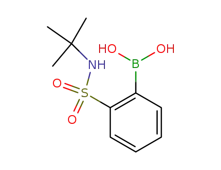 Molecular Structure of 150691-04-6 (2-(tert-Butylamino)sulfonylphenylboronic acid)