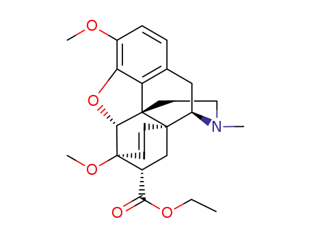 (-)-ethyl 4,5α-epoxy-3,6-dimethoxy-17-methyl-6α,14α-ethenoisomorphinan-7α-carboxylate