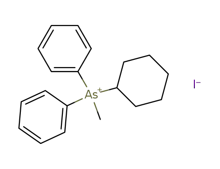 cyclohexyl-methyl-diphenyl-arsonium; iodide