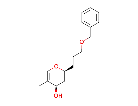 (2S,4R)-2-(3-Benzyloxy-propyl)-5-methyl-3,4-dihydro-2H-pyran-4-ol