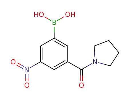 3-NITRO-5-(PYRROLIDIN-1-YLCARBONYL)벤젠보론산