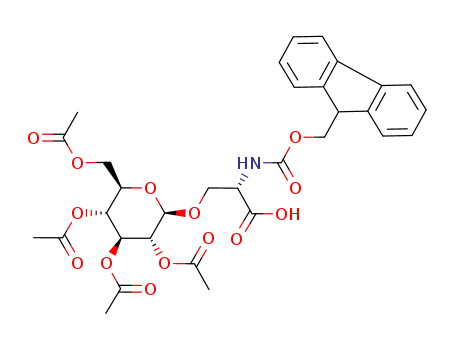 FMOC-L-SER(BETA-D-GLCAC4)-OH