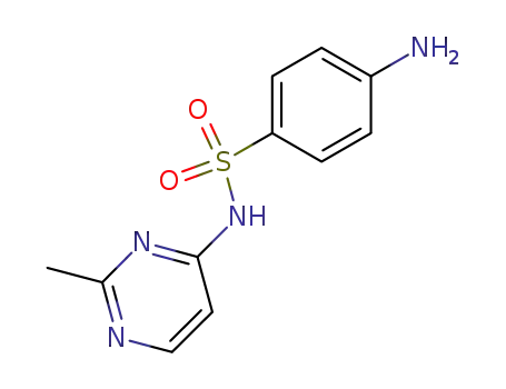 Molecular Structure of 599-84-8 (sulphamerazine)