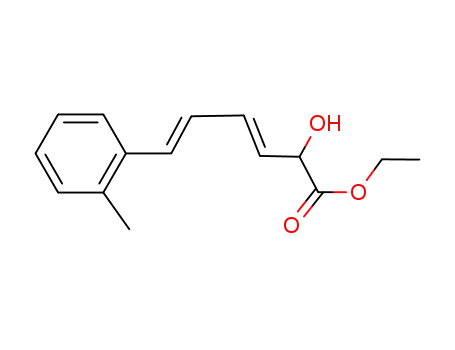 ethyl (3E,5E)-2-hydroxy-6-(o-methylphenyl)hexa-3,5-dienoate