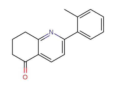 Molecular Structure of 59838-64-1 (2-(2-methyl)phenyl-7,8-dihydro-5(6H)-quinoline)