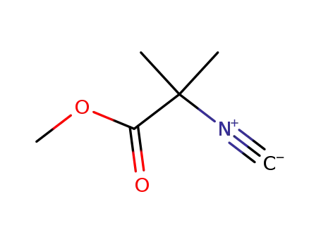 Molecular Structure of 71015-20-8 (2-Isocyano-2-methylpropanoic acid methyl ester)