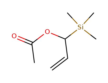 Molecular Structure of 80401-11-2 (2-Propen-1-ol, 1-(trimethylsilyl)-, acetate)