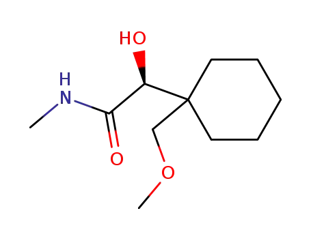 2S-2-hydroxy-2-((1-methoxymethyl)cyclohexyl)-N-methyl acetamide
