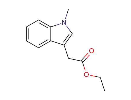 Molecular Structure of 56999-62-3 (1-METHYLINDOLE-3-ACETIC ACID ETHYL ESTER)
