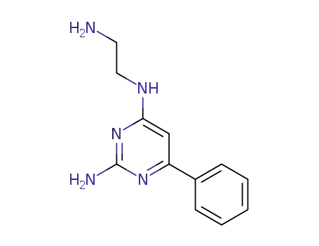 Molecular Structure of 1440426-62-9 (4-N-(2-aminoethyl)-6-phenylpyrimidine-2,4-diamine)