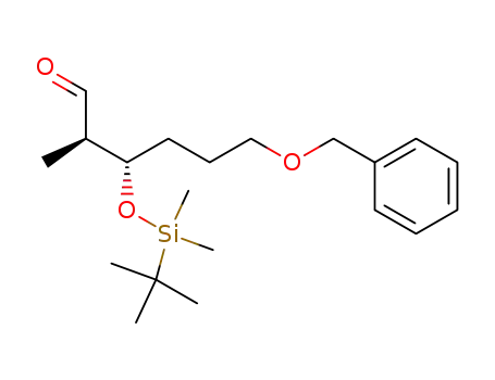 Hexanal,
3-[[(1,1-dimethylethyl)dimethylsilyl]oxy]-2-methyl-6-(phenylmethoxy)-,
(2R,3S)-