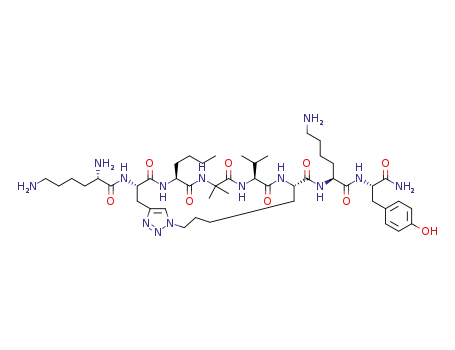 Molecular Structure of 1443329-49-4 (C<sub>47</sub>H<sub>78</sub>N<sub>14</sub>O<sub>9</sub>)