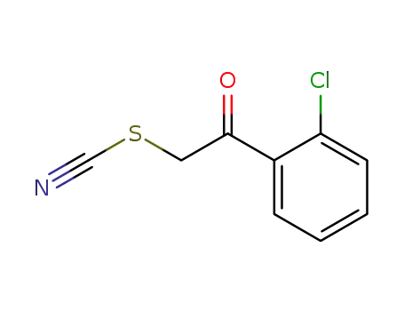 Molecular Structure of 19339-58-3 (2-(2-chlorophenyl)-2-oxoethyl thiocyanate)
