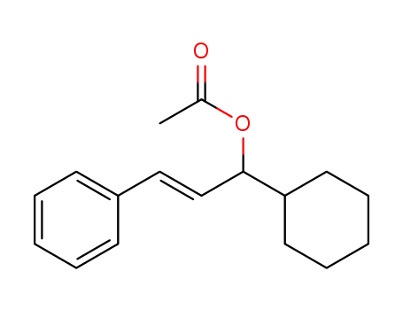 (E)-1-cyclohexyl-3-phenyl-2-propenyl acetate