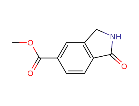 Molecular Structure of 926307-72-4 (1H-Isoindole-5-carboxylic acid, 2,3-dihydro-1-oxo-, methyl ester)