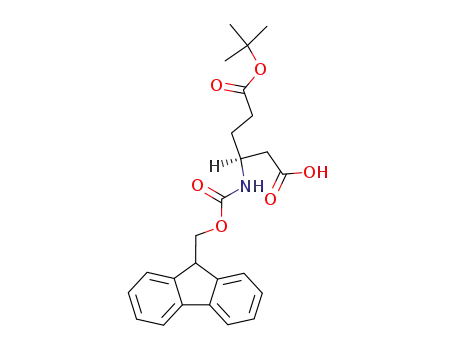 Molecular Structure of 203854-49-3 (Fmoc-L-beta-homoglutamic acid 6-tert-butyl ester)
