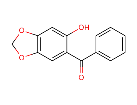 Molecular Structure of 1241783-20-9 ((6-hydroxybenzo[d][1,3]dioxol-5-yl)(phenyl)methanone)