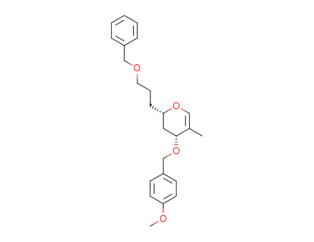 (2S,4R)-2-(3-Benzyloxy-propyl)-4-(4-methoxy-benzyloxy)-5-methyl-3,4-dihydro-2H-pyran