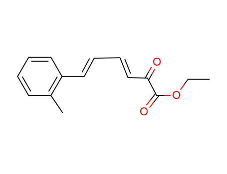 2-oxo-6-<i>o</i>-tolyl-hexa-3,5-dienoic acid ethyl ester