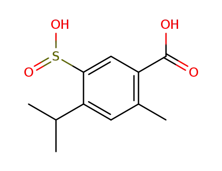 4-Isopropyl-2-methyl-5-sulfino-benzoic acid