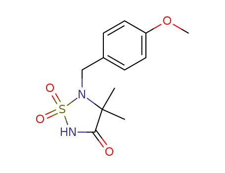 5-(4-METHOXY-BENZYL)-4,4-DIMETHYL-1,1-DIOXO-1L6-[1,2,5]THIADIAZOLIDIN-3-ONE