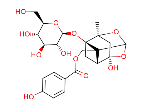 Molecular Structure of 39011-91-1 (Oxypaeoniflora)