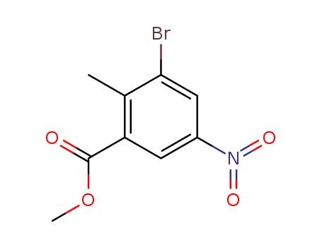 Benzoic acid, 3-bromo-2-methyl-5-nitro-, methyl ester