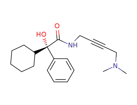 (-)-2-cyclohexyl-N-(4-dimethylamino-2-butynyl)-2-hydroxy-2-phenylacetamide