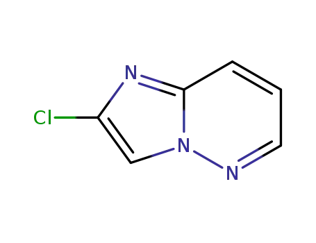 Molecular Structure of 127566-19-2 (2-chloroiMidazo[1,2-b]pyridazine)