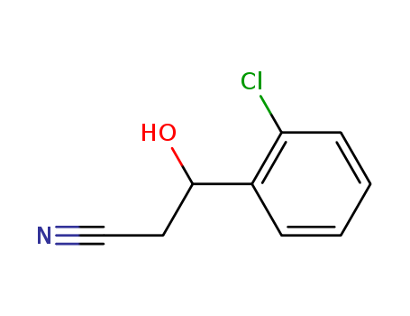 β-hydroxy-2-chlorobenzenepropanenitrile