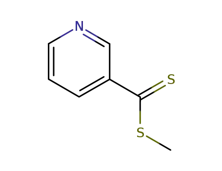 Molecular Structure of 79639-82-0 (3-Pyridinecarbodithioic acid, methyl ester)