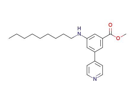 methyl 3-nonylamino-5-(pyridine-4'-yl)benzoate