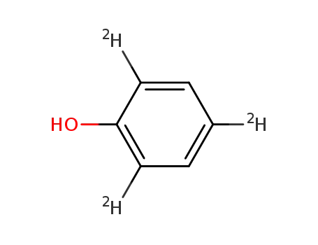 Molecular Structure of 7329-50-2 (PHENOL-2,4,6-D3,OD)