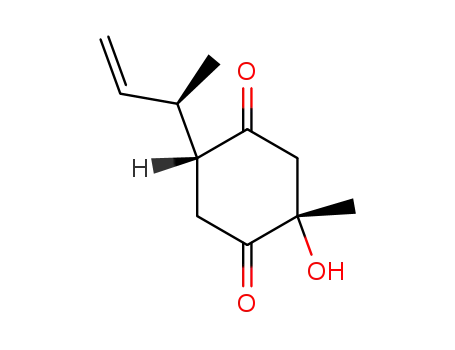 (2S,5R)-2-Hydroxy-2-methyl-5-((R)-1-methyl-allyl)-cyclohexane-1,4-dione