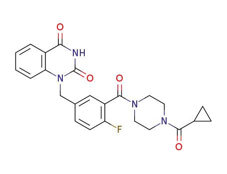 1-(3-(4-(cyclopropylcarbonyl)piperazine-1-carbonyl)-4-fluorobenzyl)quinazoline-2,4(1H,3H)-dione